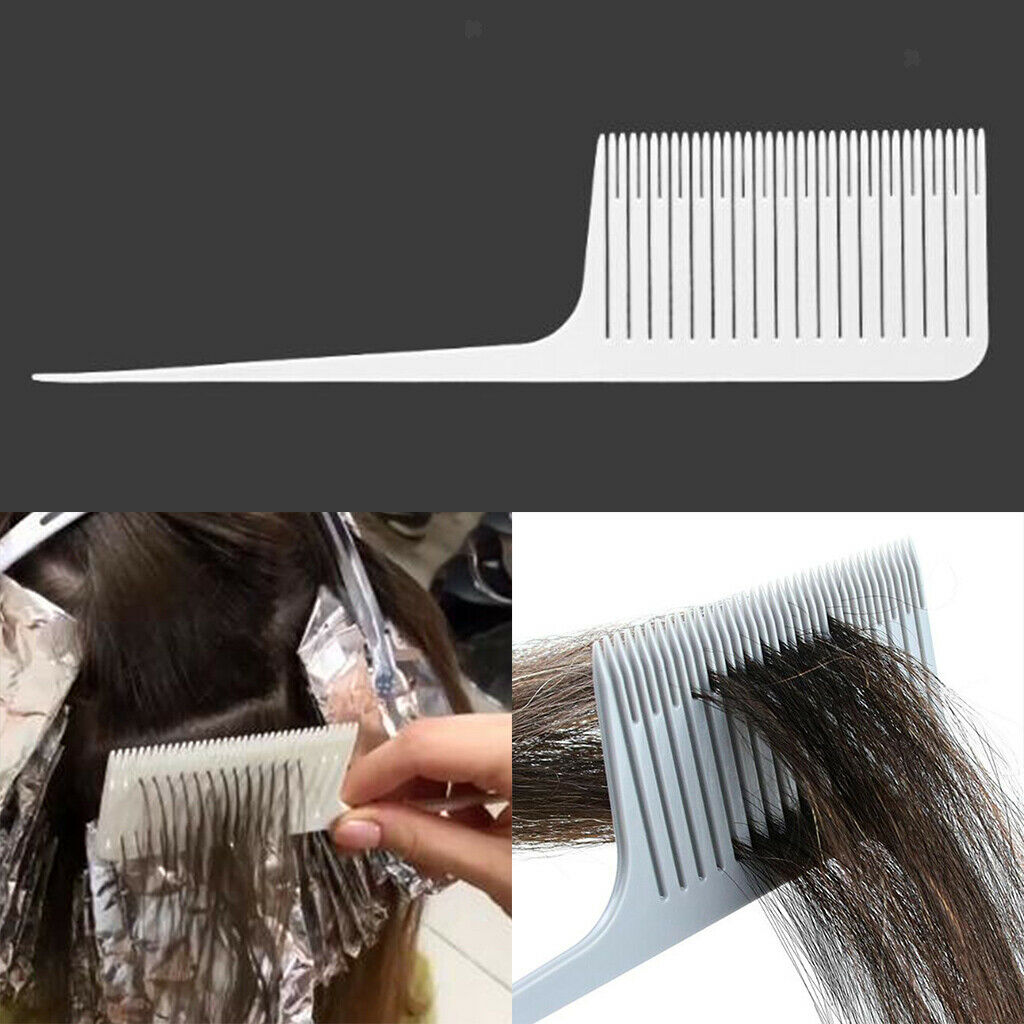 6 Pieces ABS Weaving Highlighting Foiling Hair Comb Hair Coloring Combs
