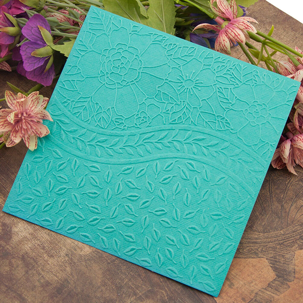 leaves Embossing folders Plastic Embossing Folder For Scrapbooking DIY car.l8