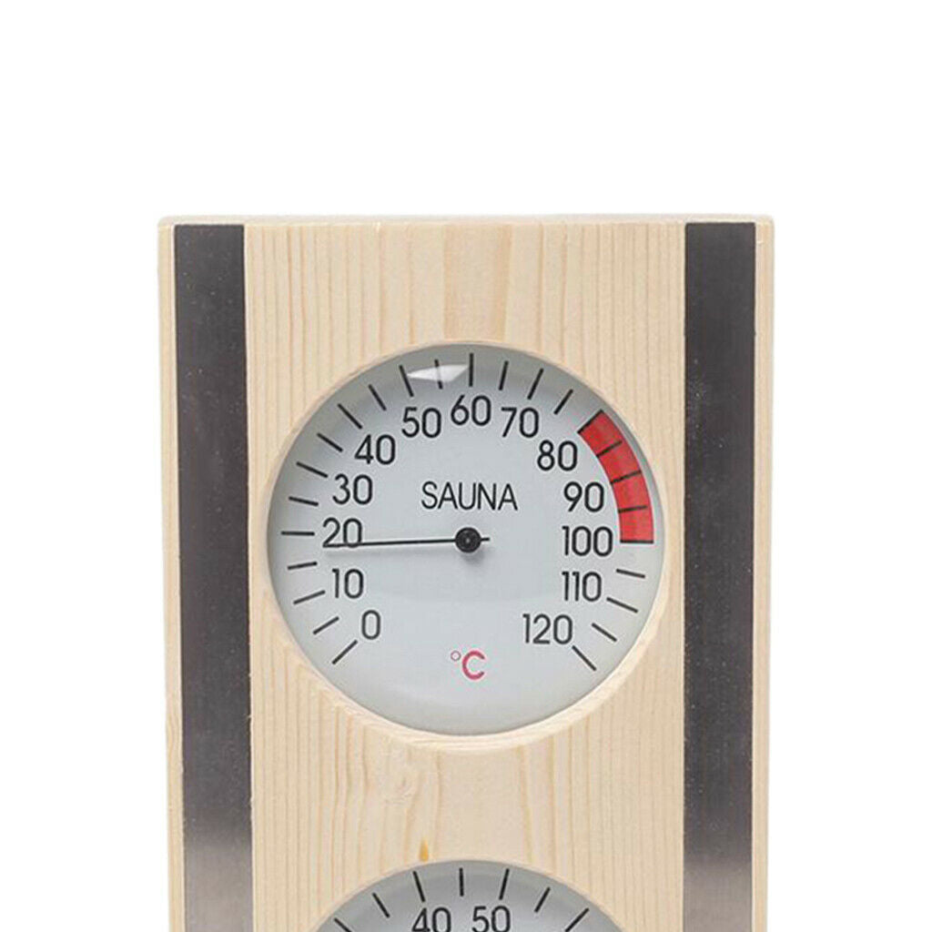 1pc Sauna Thermometer Hygrometer 2 In 1 Temp&Humidity Measurement Sauna Room