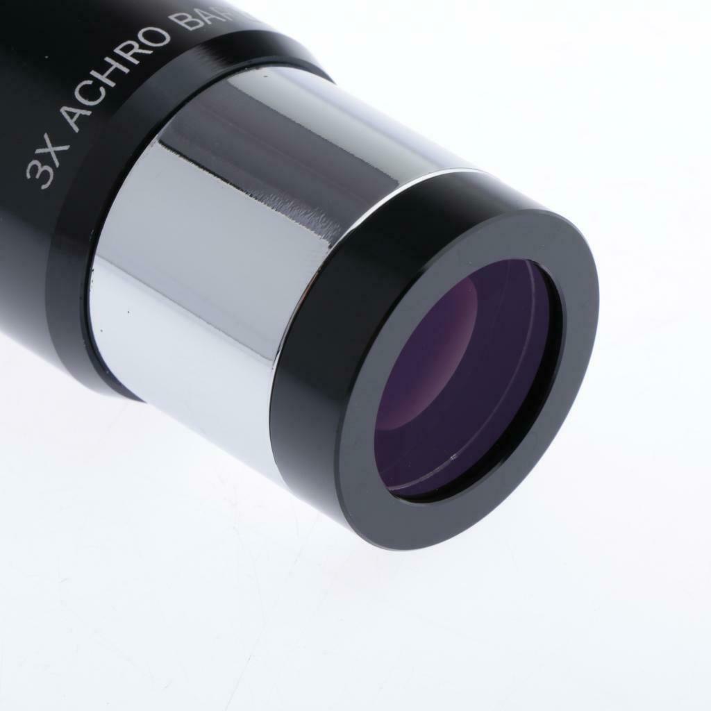 Metal 3X Barlow Lens T-adapter Economy Astronomical Telescope Eyepieces