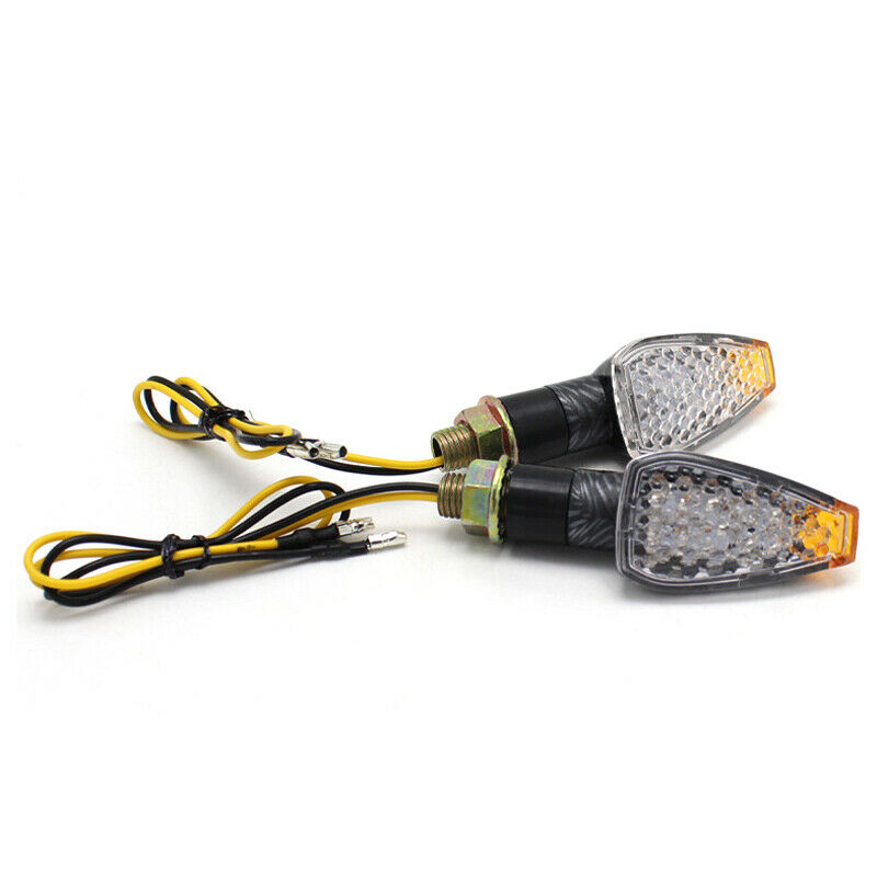 12V Motorcycle License Plate Frame Tail Lamp with LED Turn Signal Light Bracket