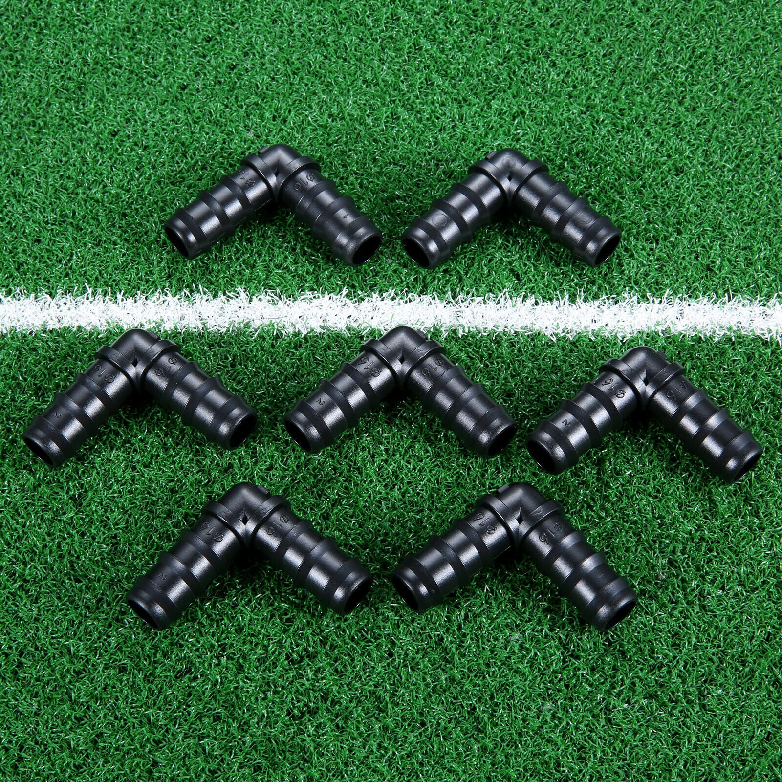 20pcs 90 Degree Elbow Bend Corner Garden Irrigation Pipe Fittings Hose Connector
