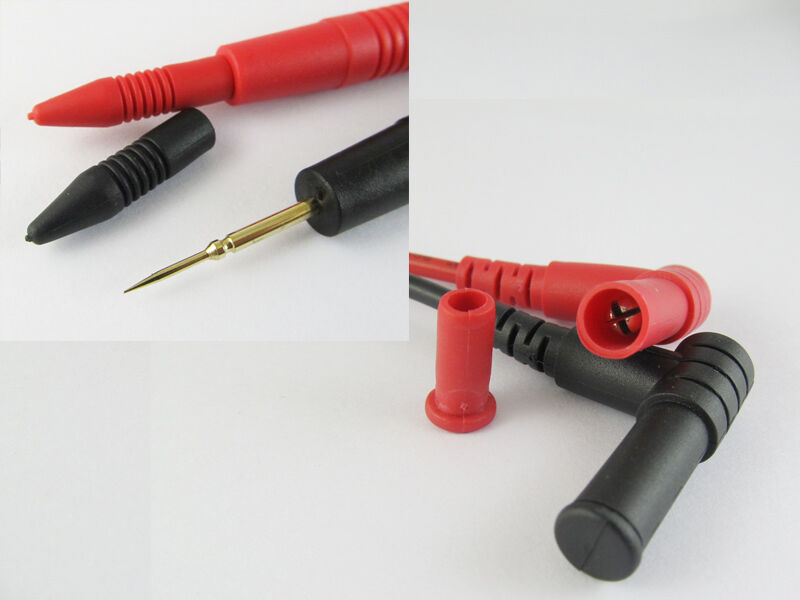Sharp Needle SMD Multimeter Meter Test Lead Probe with Jacket protection 5 sets