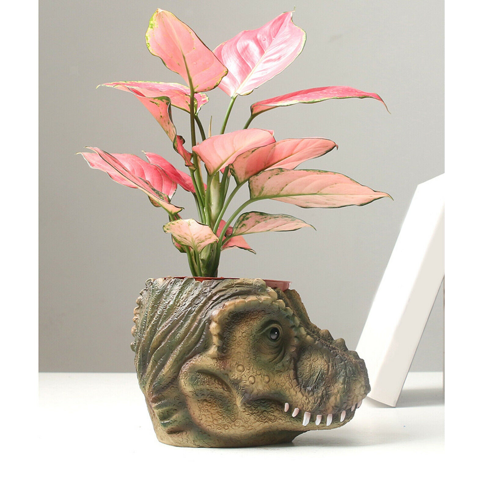1pc Dinosaur Flower Pot Small Plants Animal Planter Crafts Ornaments Gifts