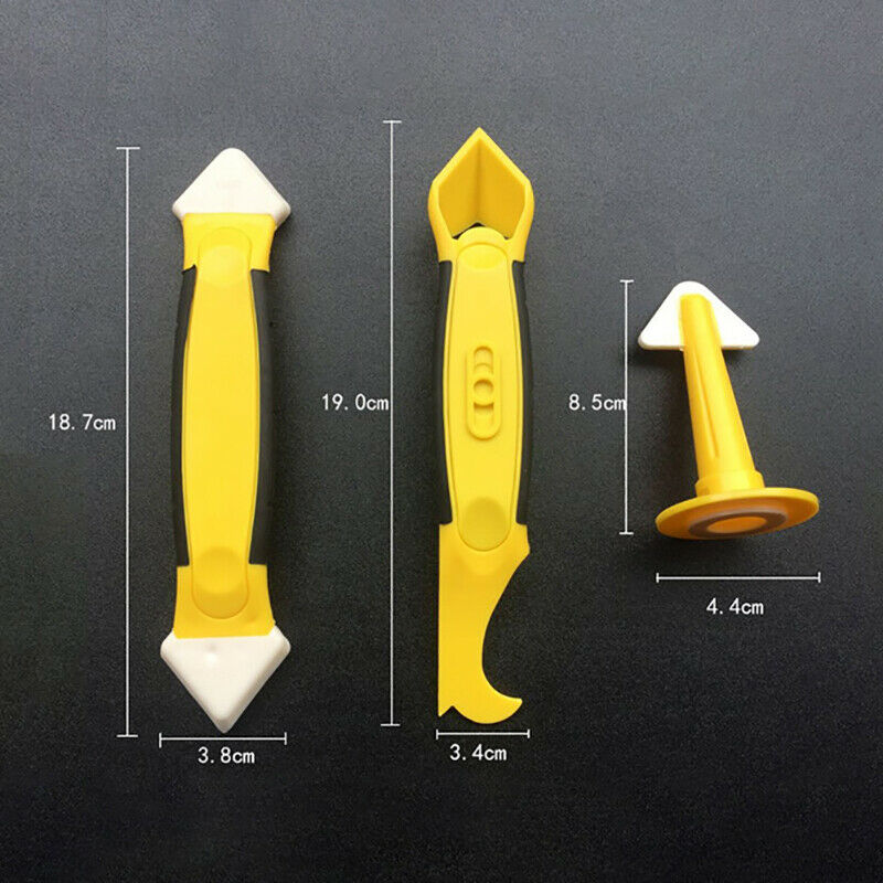 3PCS Mini Handmade Tools Scraper Floor Tile Cleaner Surface Glue Residual.l8