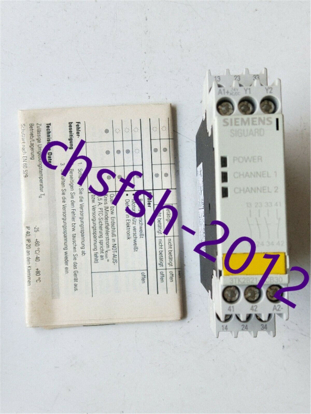 1 pcs New IN Box Siemens 3TK2821-1CB30 safety relay