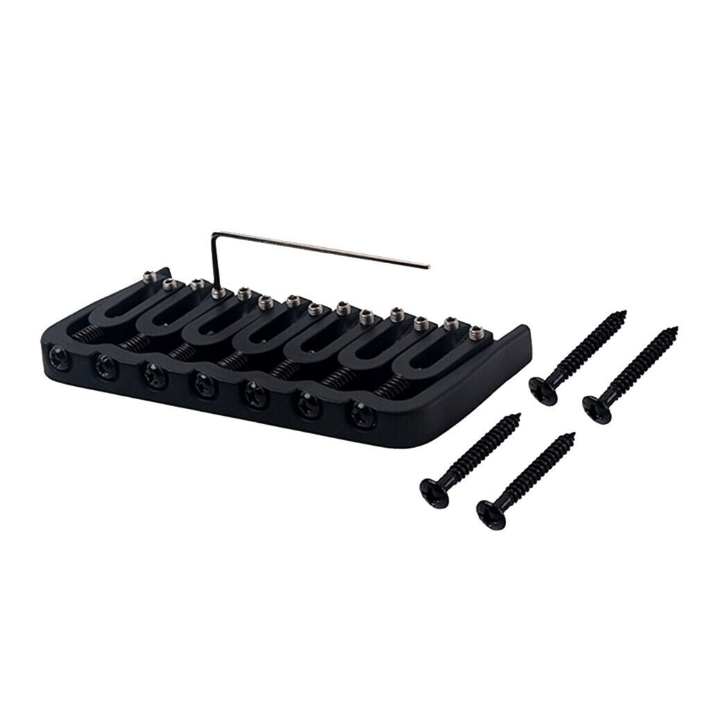Electric Guitar Bridge, 94MM Metal Fixed Hardtail Saddle Bridge Top Load Guitar