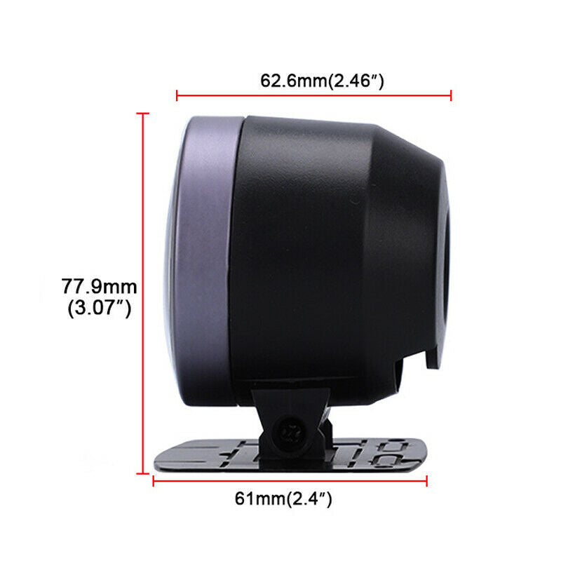 2.5'' 60mm Exhaust Gas Temp Gauge 7 Color LED Pointer EGT w/ Sensor Celsius