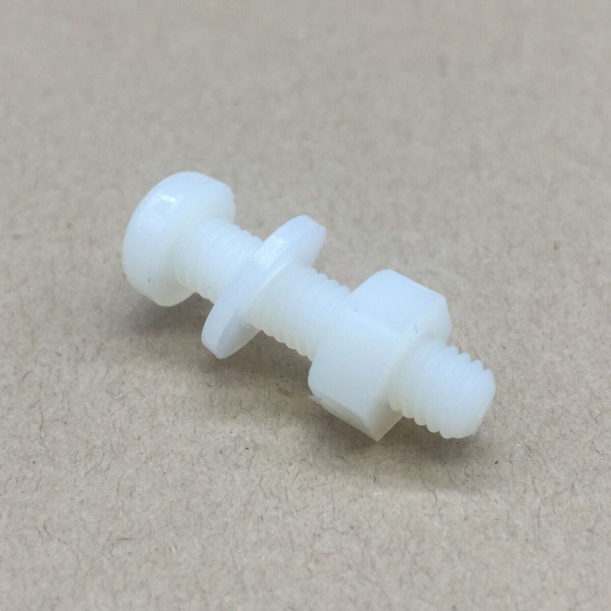 20 Pcs M6 x 50mm Nylon Plastis Cross Recess Pan Head Screw Washer Nuts [M1]