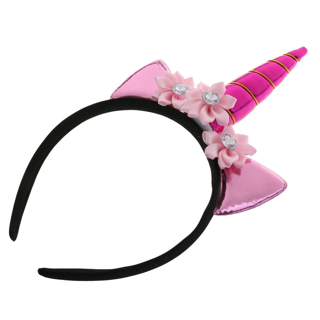 Kids Party Headband Unicorn Theme Hair Band Fancy Dress Costume Accessory