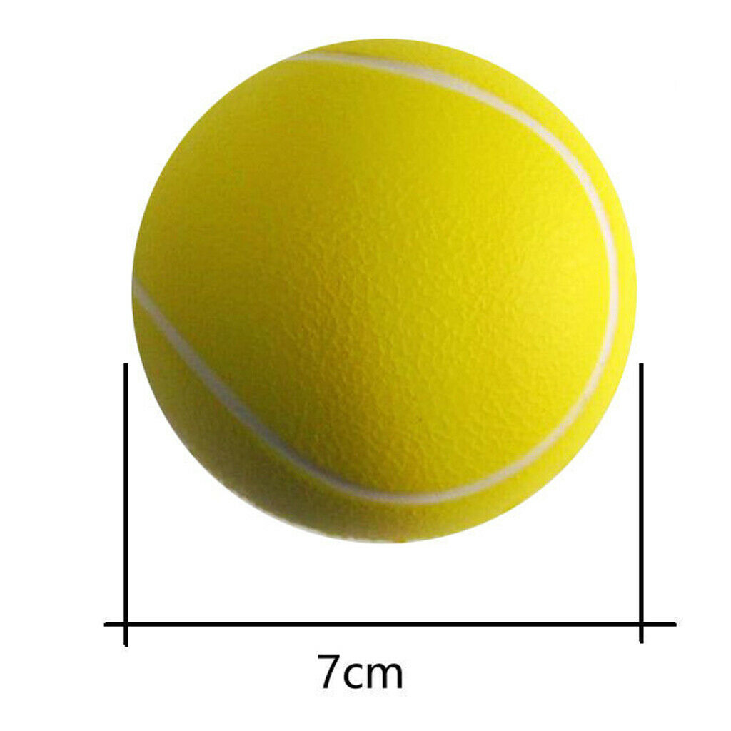 Soft Hand Finger Grip Ball Trainer Exerciser Power Fitness Ball Yellow
