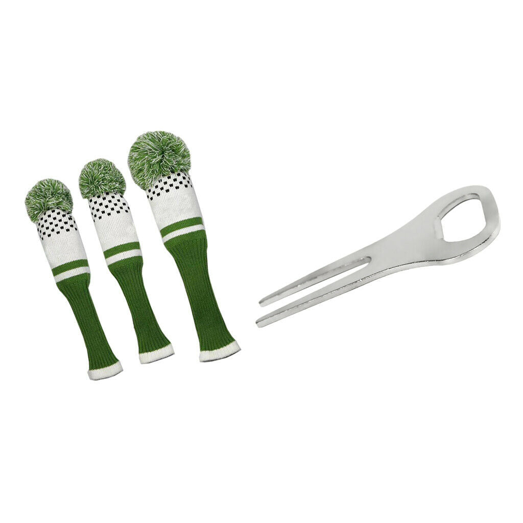 Golf Putters Protective Socks Durable Premium Knitted Head Covers & Zinc Alloy