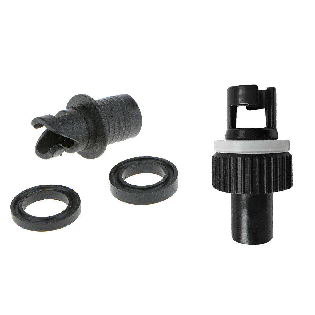 2 Pieces Air Pump Hose Adapter Valve Adapter For Inflatable Boat Kayak