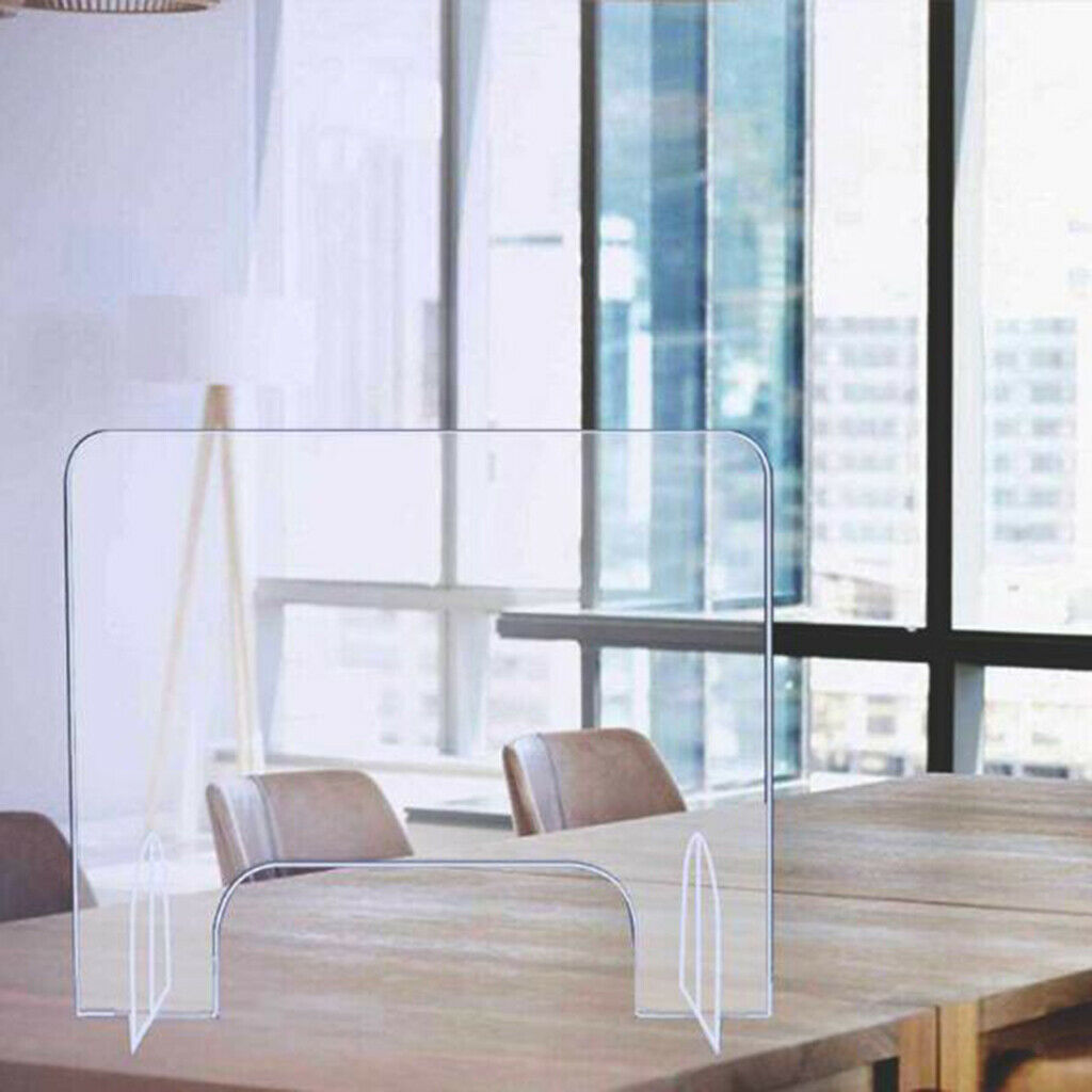 Nail Salon SNEEZE GUARD Acrylic Barrier Desktop Countertop Shield Screen