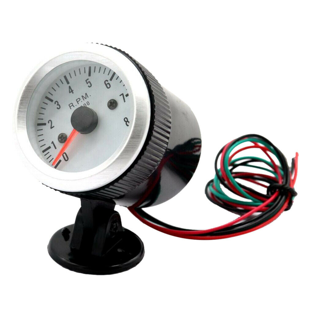 DC12V Petrol Car for Blue LED Backlight Adjustable Tachometer 0~9000 rpm