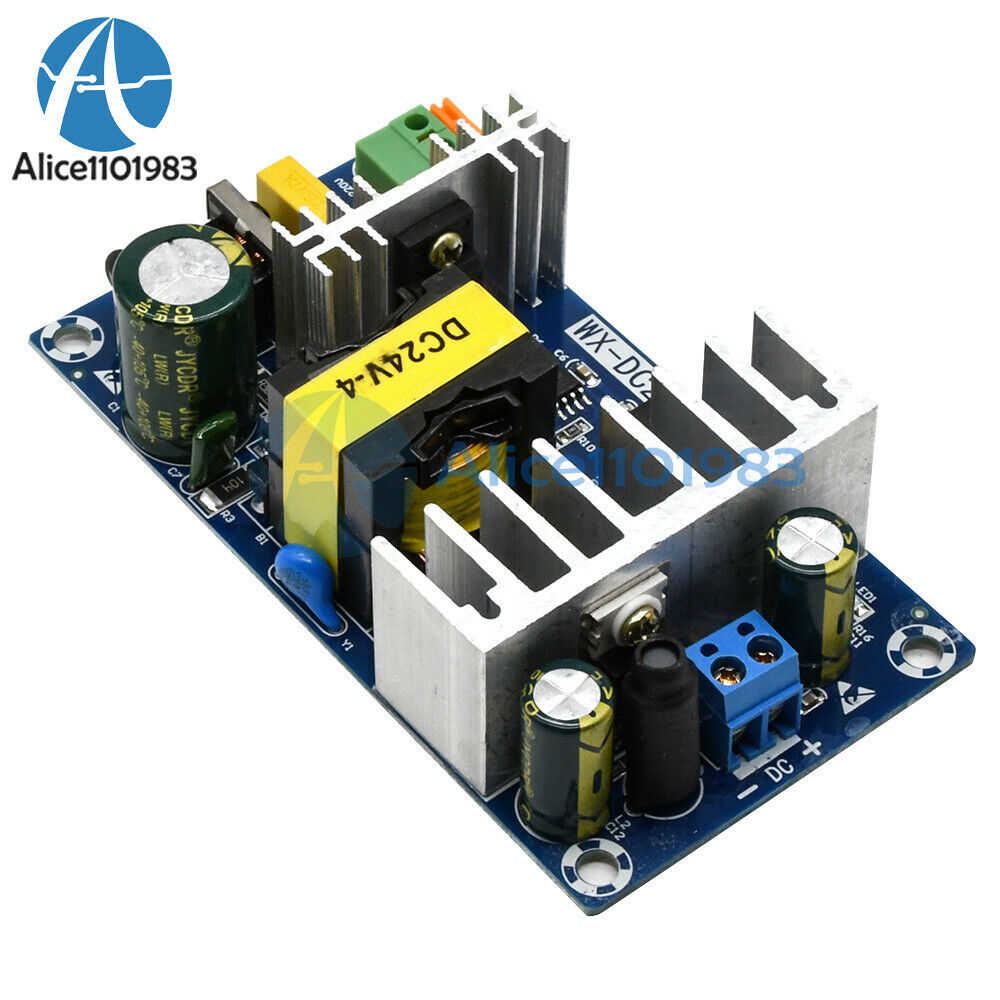 2PCS AC85-265V to DC24V 4A-6A 100W Switching Power Supply Board Supply Module