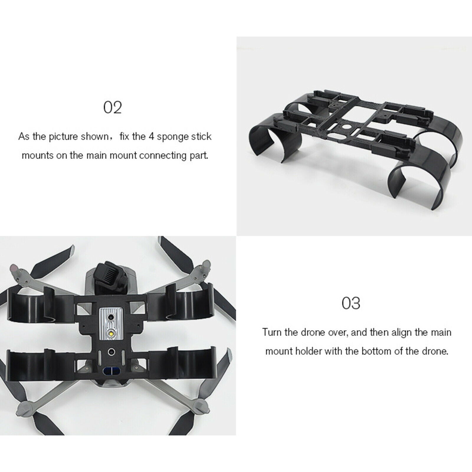 Heighten Buoyancy Rod Damping Floating Holder Landing for DJI MAVIC AIR2 S Drone