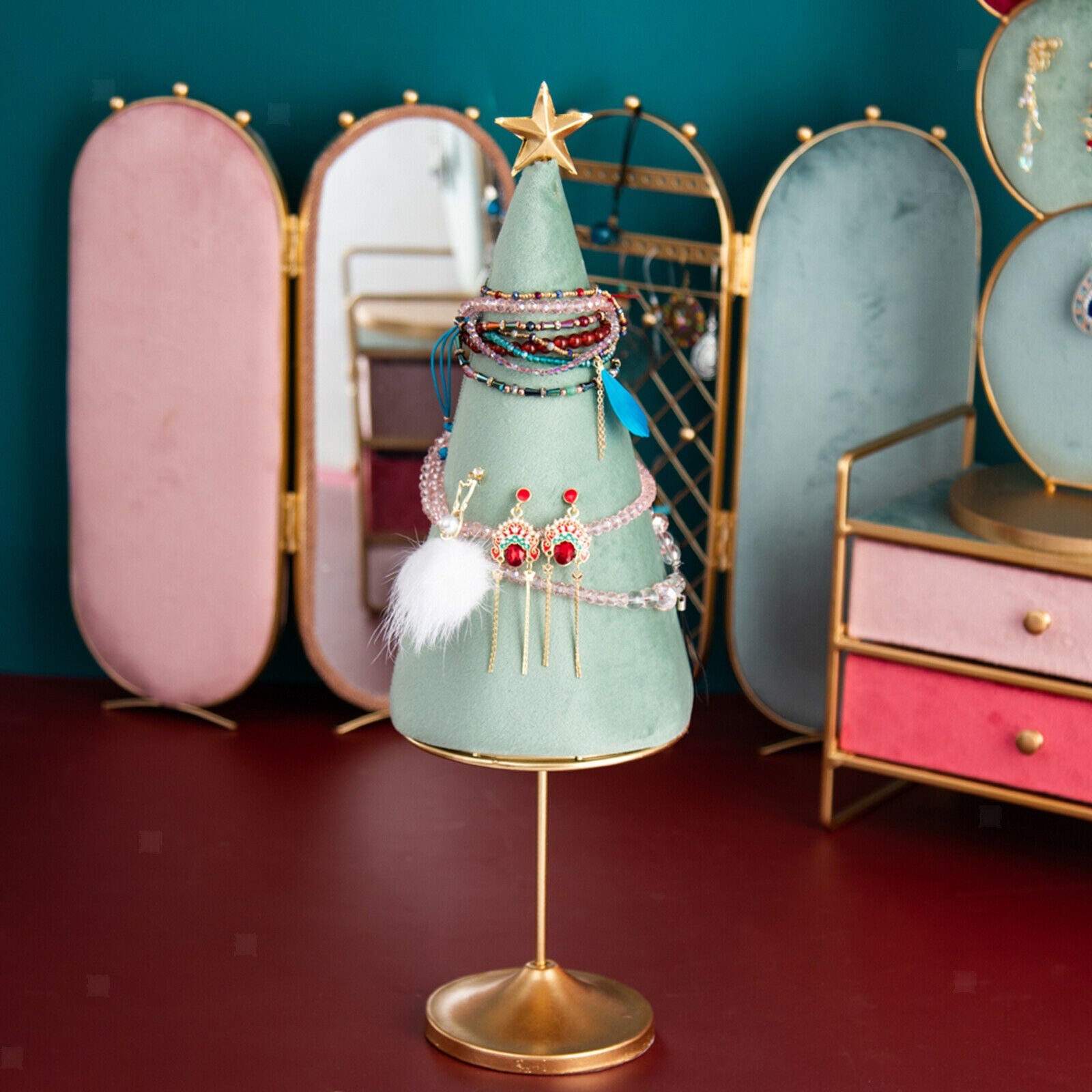 Tree Jewelry Display Rack Earrings Storage Holder Organizer Home Photography