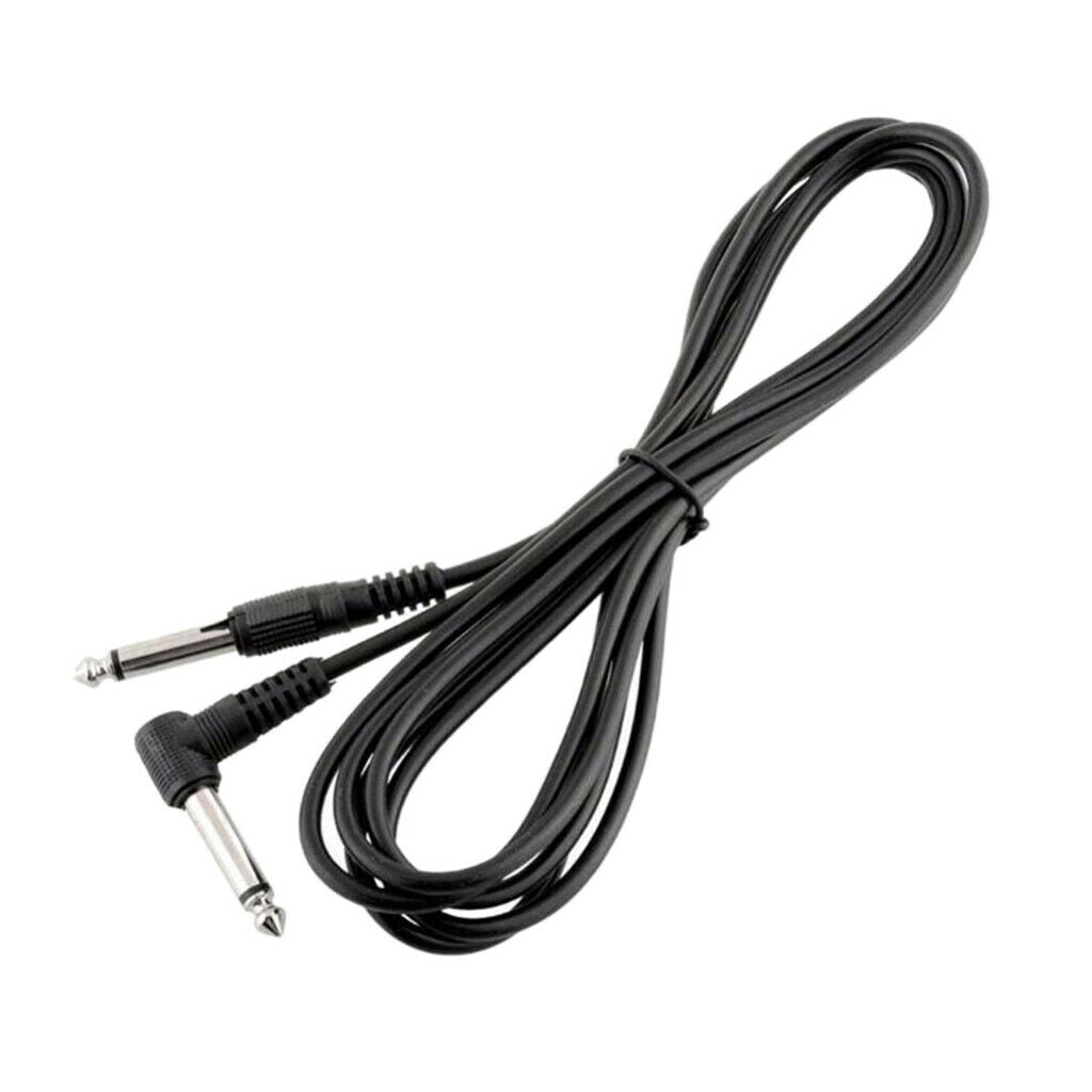 1pc  1/4" 6.35mm Audio Cable For Electric Guitar Bass Noise Reduction