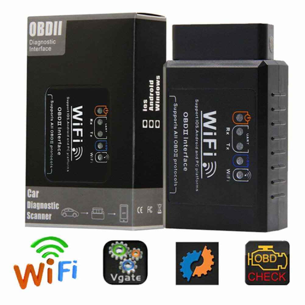 ELM327 WIFI OBDII Auto Car Diagnostic Scanner Scan Tool for iOS AndroidD$YUZ Ad