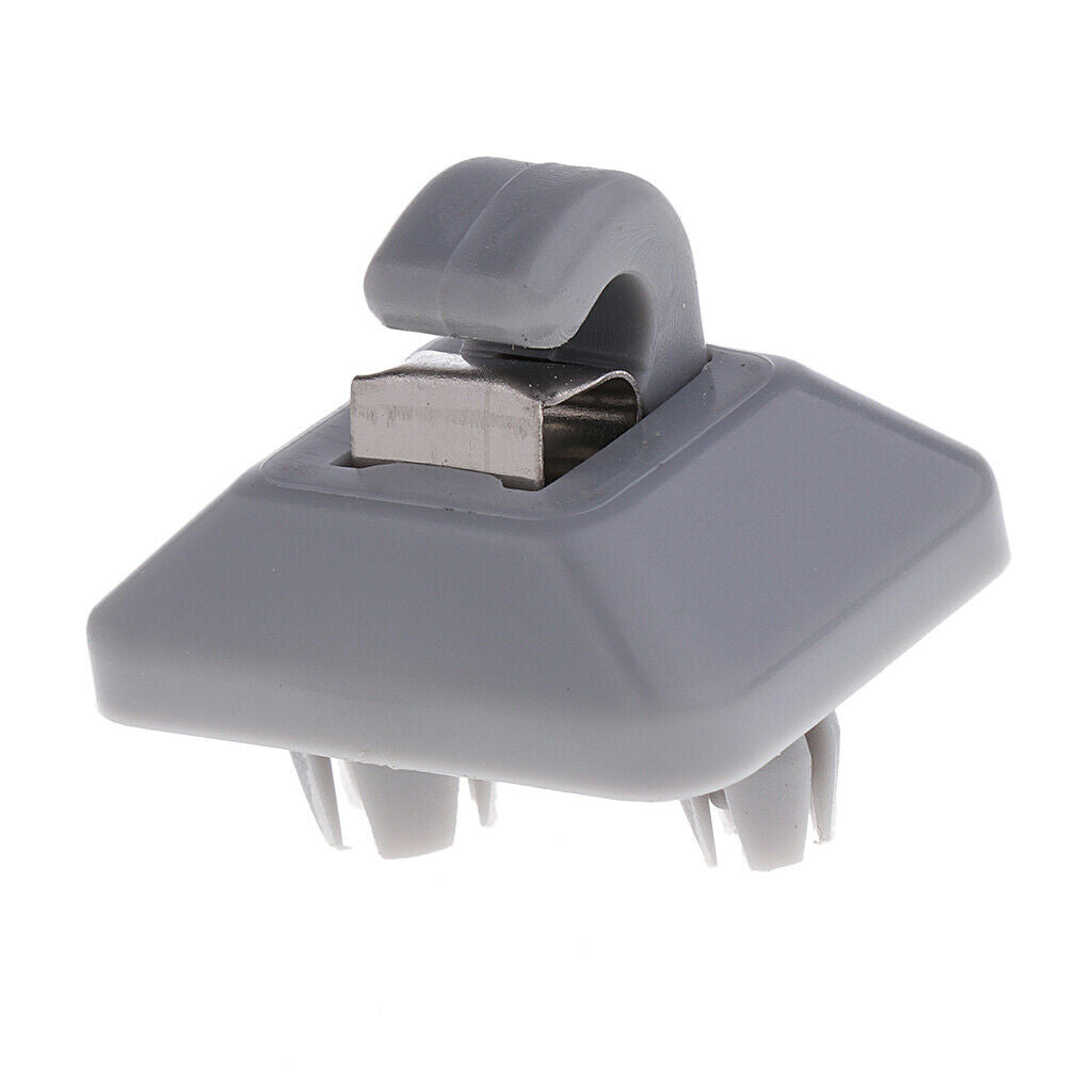 1PC Car Sun Visor Hook Clip Bracket Replacement Gray For Audi A4L Q5 A5 Q3 A6L