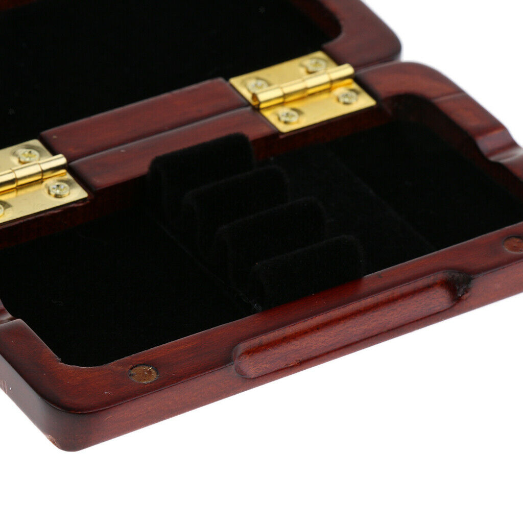 Wood Oboe Reed Case Holder Box Protector for 3pcs Reeds Strong