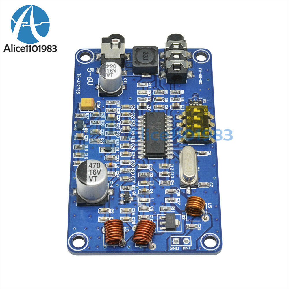 2PCS BH1417 200M 0.5W Radio Station PLL Wireless Stereo FM Transmitter Module