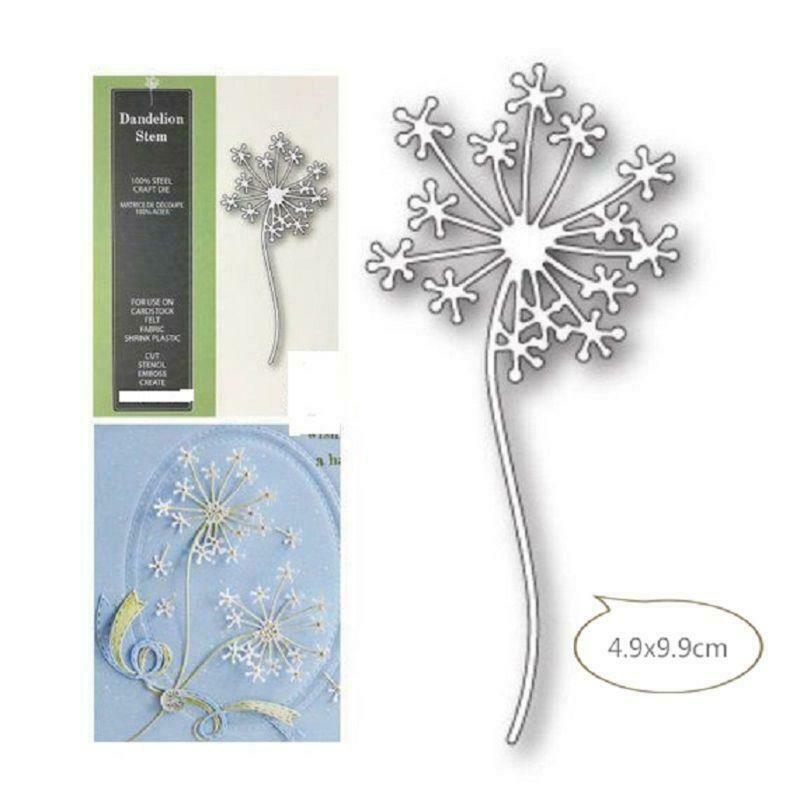 Dandelion Metal Cutting Dies Stencil DIY Scrapbooking Album Stamp Paper Card