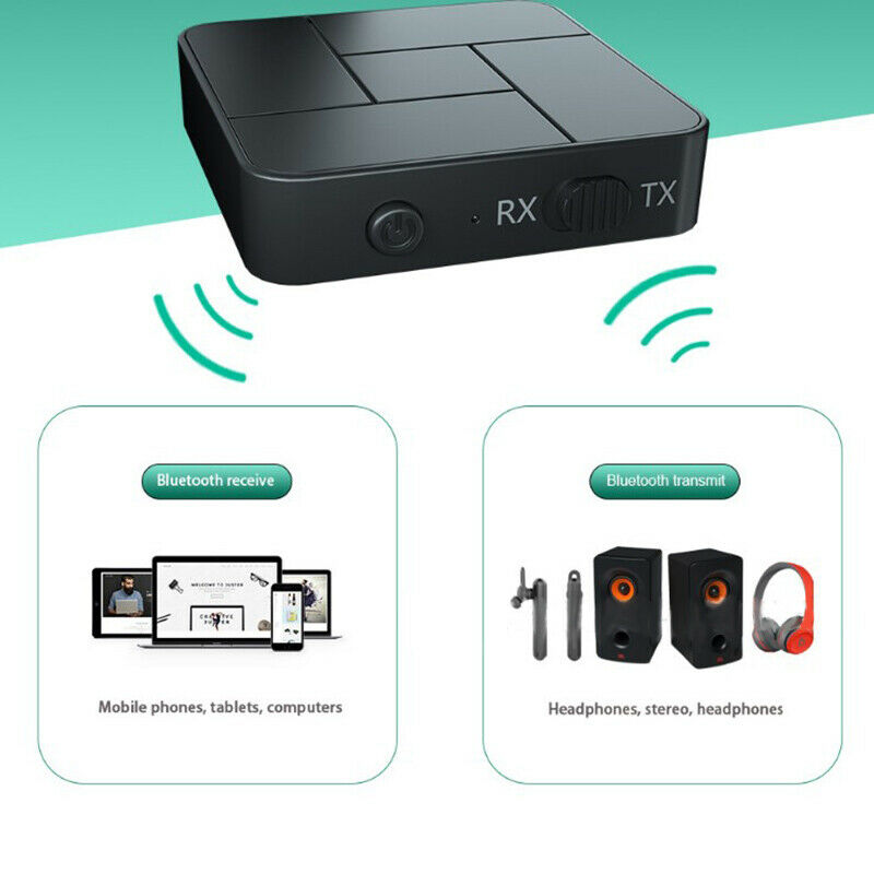 Bluetooth 5.0 Audio Receiver Transmitter 3.5MM Aux USB Stereo Wireless AdaptBDA
