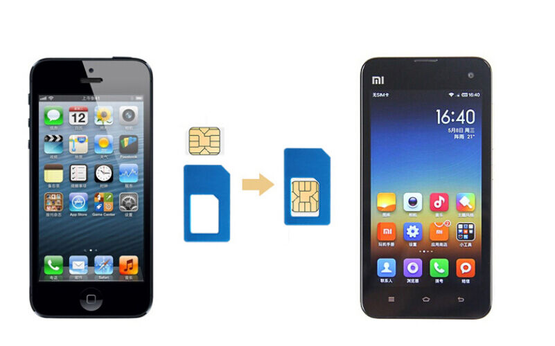 Convert Nano SIM Card to Micro Standard SIM Adapter Set for Huawei Honor 4X 4G s