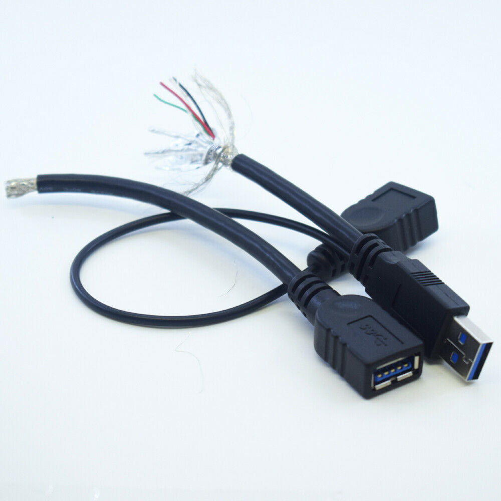 10PCS Super Speed 3.0 USB Male to USB Female  USB 2.0 Female Y Adapter Cable