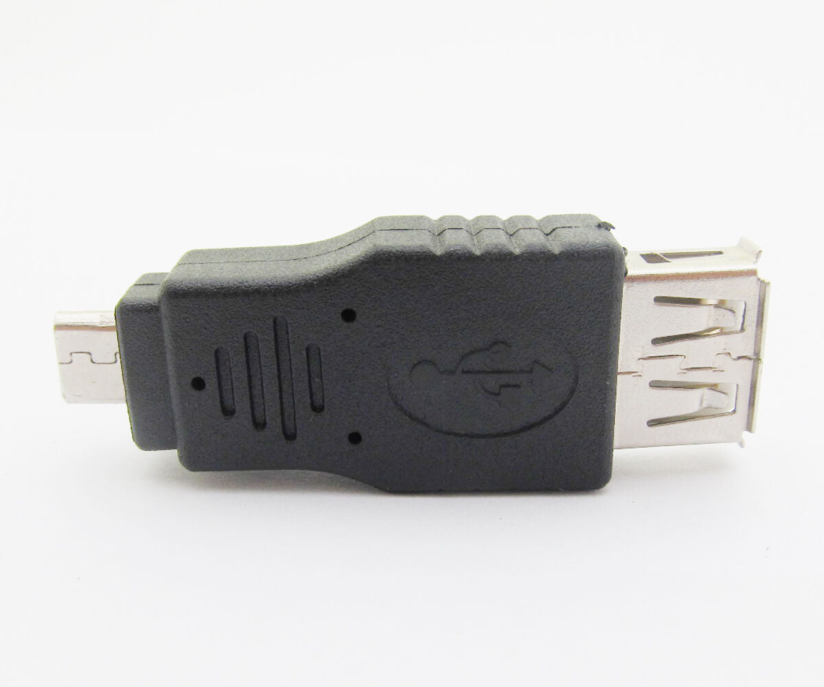 3pcs USB 2.0 A Female to Micro-B Male OTG Adapter Connector