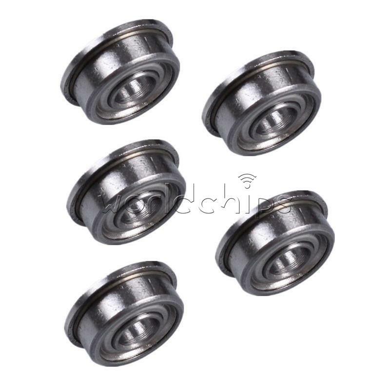 2PCS MF104ZZ (4x10x4 mm) Metal Shielded (Flanged) PRECISION Ball Bearing