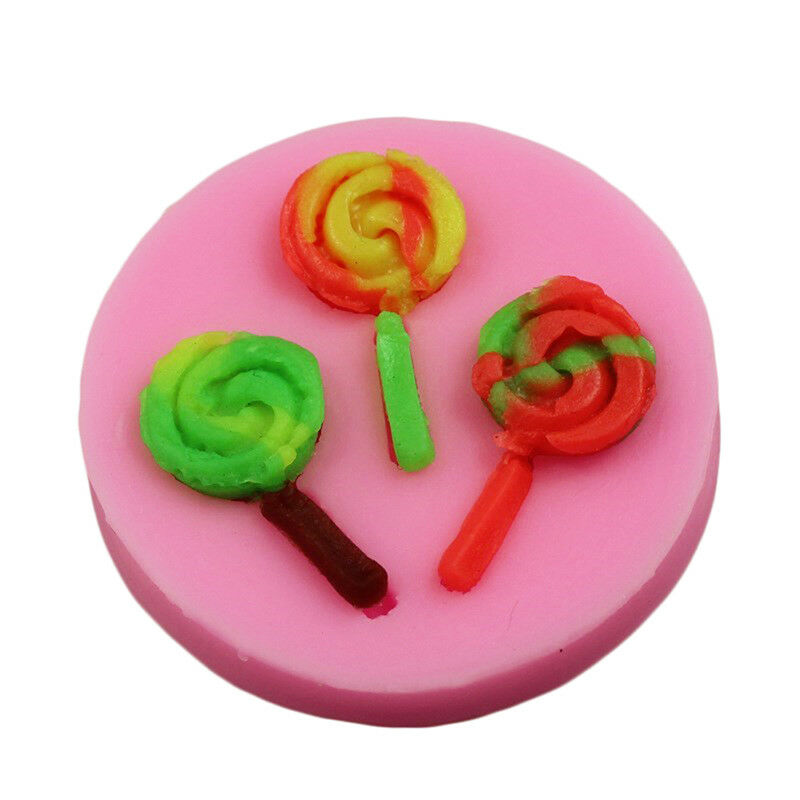 Halloween Lolli Silicone Mold Chocolate Fondant Moulds Baking DI.l8