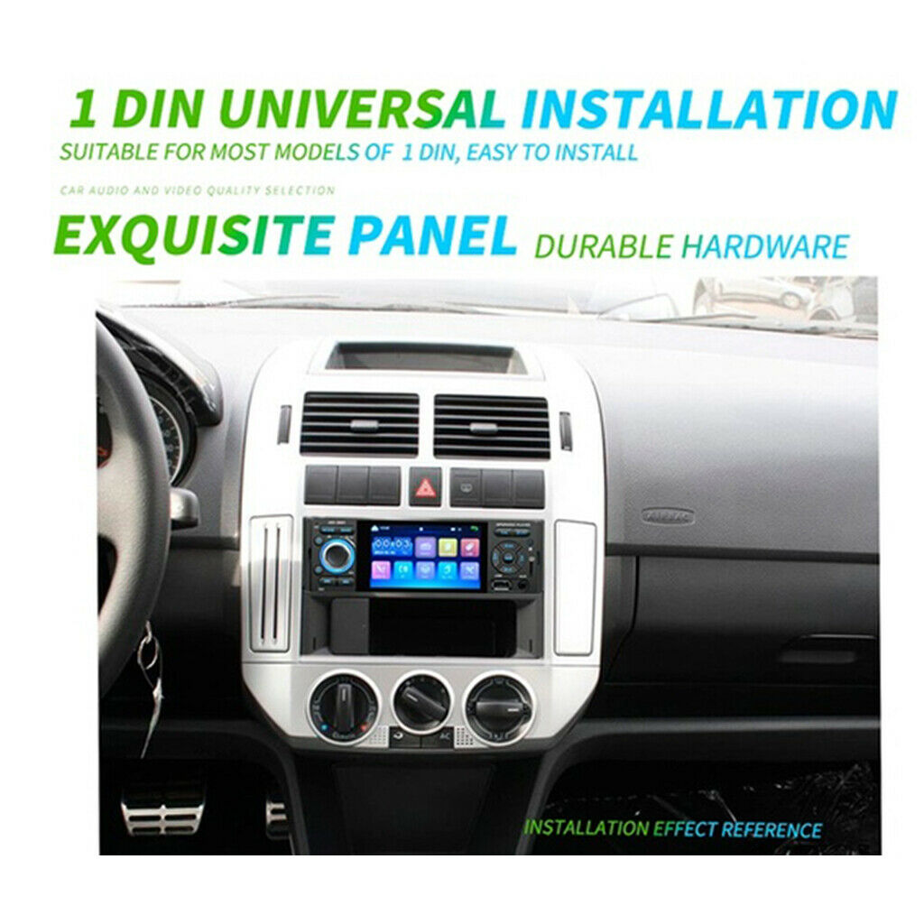 4LEDs Car MP5 Player  Camera+Single 1 Din Car Stereo Radio HD DVD Player AUX FM