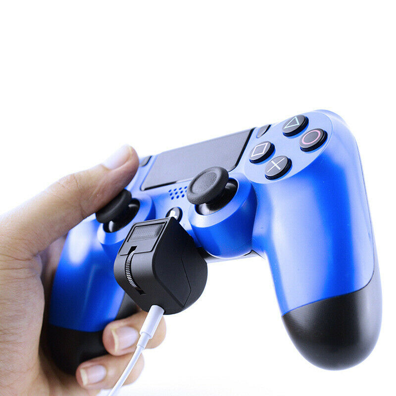 3.5mm Audio Jack For PS4 Game Controller Headset Adapter with Mic Volume Control