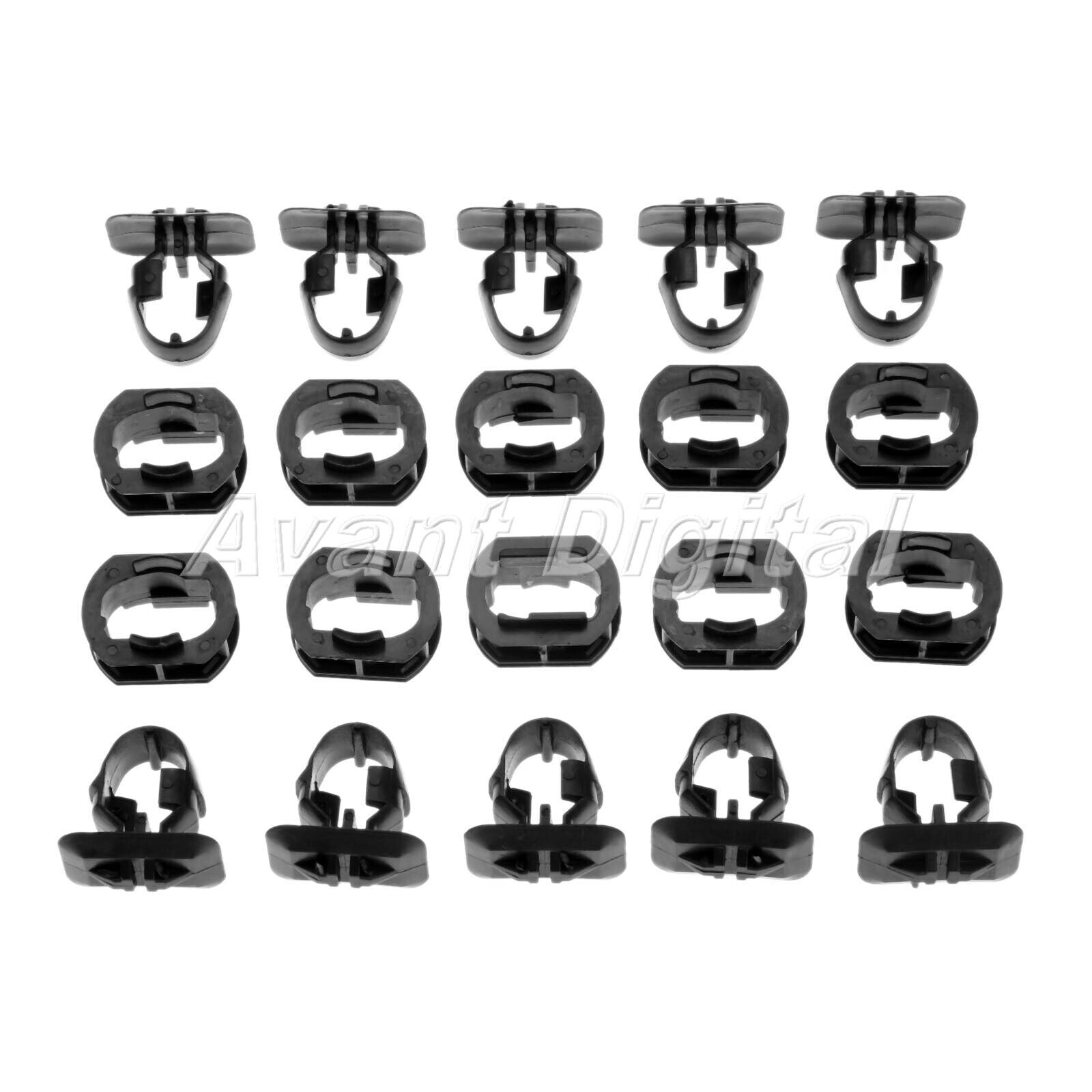 10set Side skrit trim plastic Clips Fastener Fit for Mercedes Benz C/E/CLK class