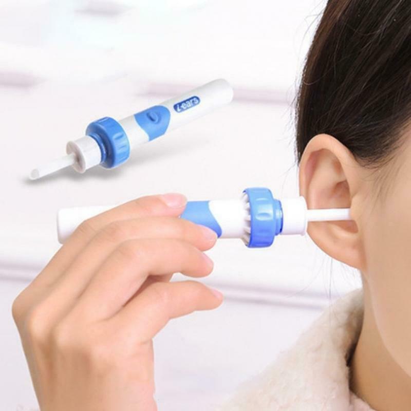 2pcs Electric Ear Wax Dirt Remover Kit Ear Wax Vacuum Cleaner Replacements