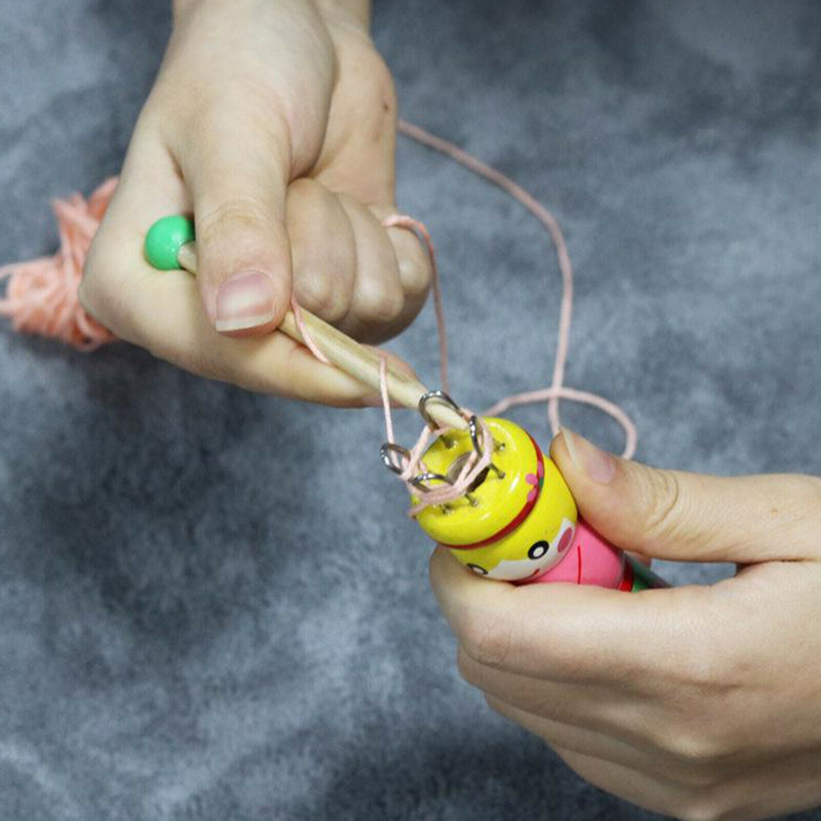DIY Knitting Loom Rope Braided Tool Wooden Yarn Wool Knitter Weaving Craft