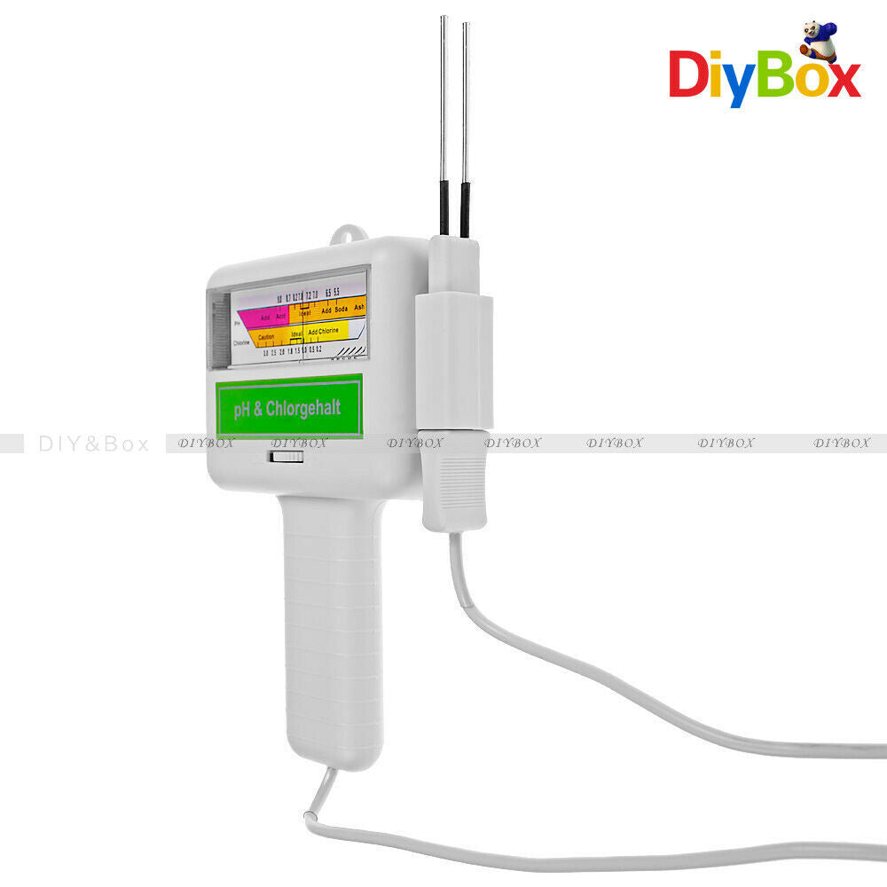 PC-101 Spa Water Quality PH/CL2 Chlorine Tester Level Meter for Swimming Pool ED