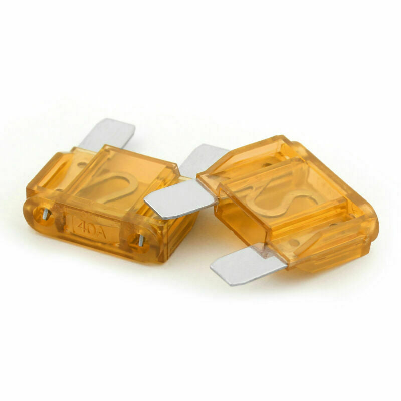 40Pcs Fuse 40 Amp 40A Large Blade Style Audio Maxi Fuse For Car RV Boat Auto USA