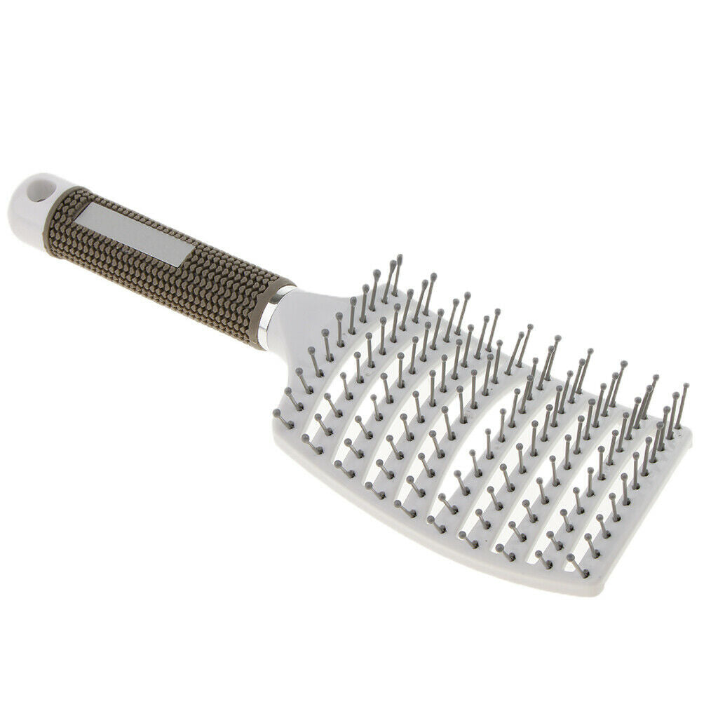 2 Pieces Professional Hairdressing Comb Hair Straightening Brush Hair Massager