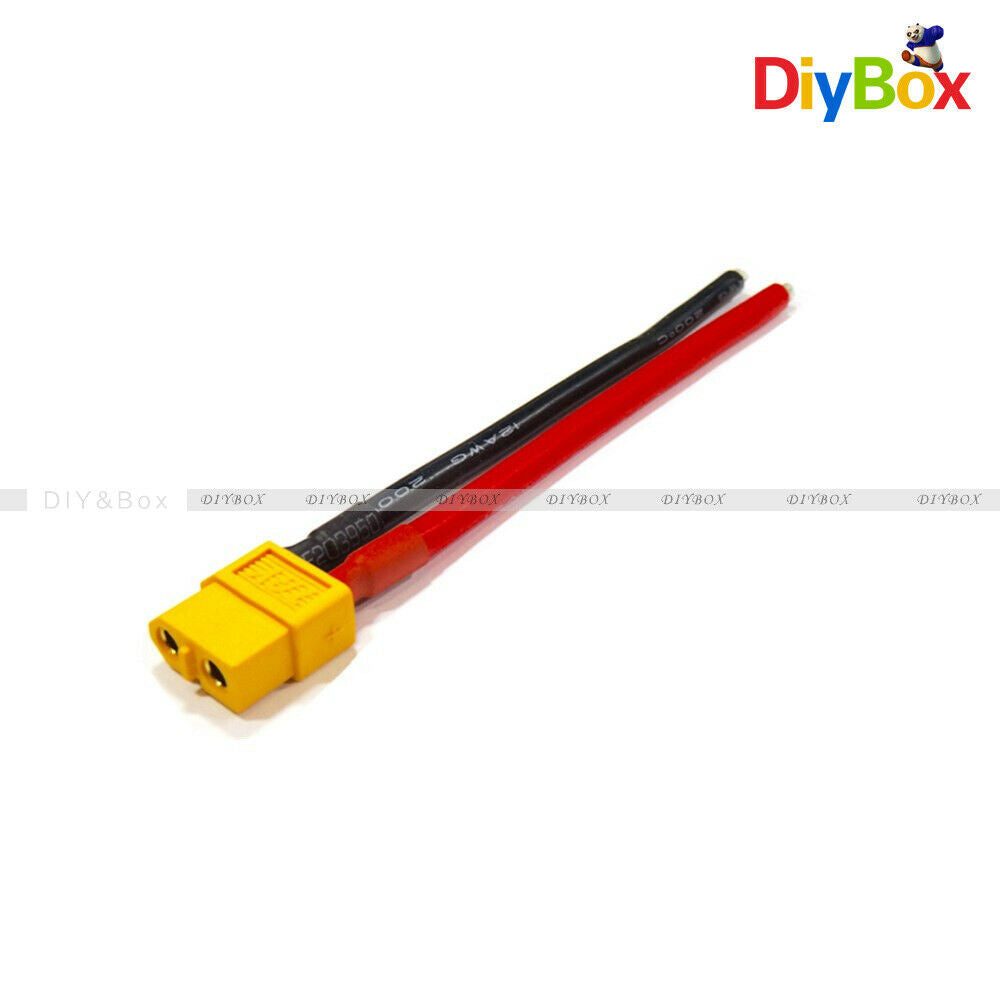 14AWG XT60 Female Connector W/ Housing Silicon Wire Cable  10CM / 100mm
