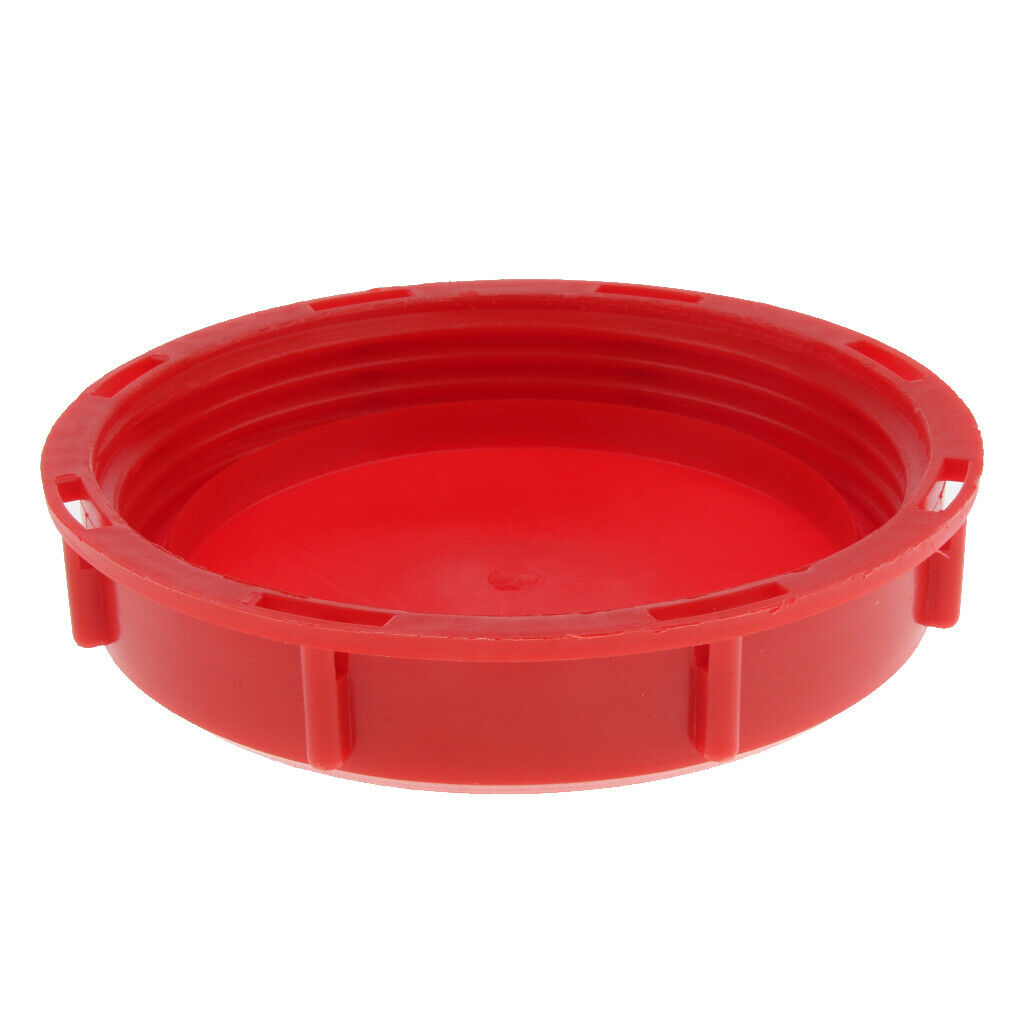Ton Barrel Valve Dust Cover Valve Cover Ton Barrel Accessories IBC, Red