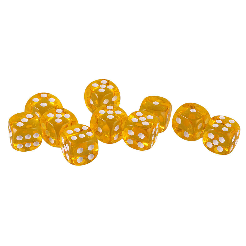20pcs Six Sided Playing   D&D RPG Roleplay Game D6 Dices