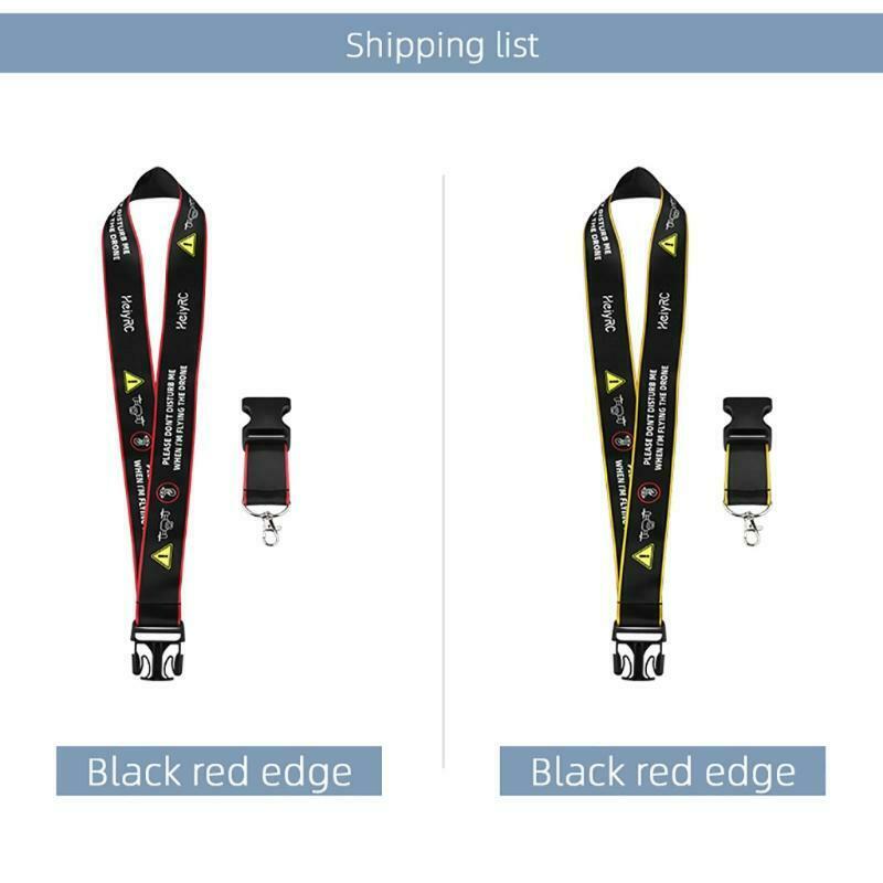 Hanging Neck Strap Skin-Friendly Lanyard Adjustable Hanging Flat Rope Black