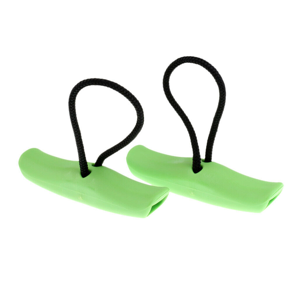 2Pcs Nylon Kayak Canoe Boat Dinghy Toggle Handle Grip & Carry Pull Rope Cord