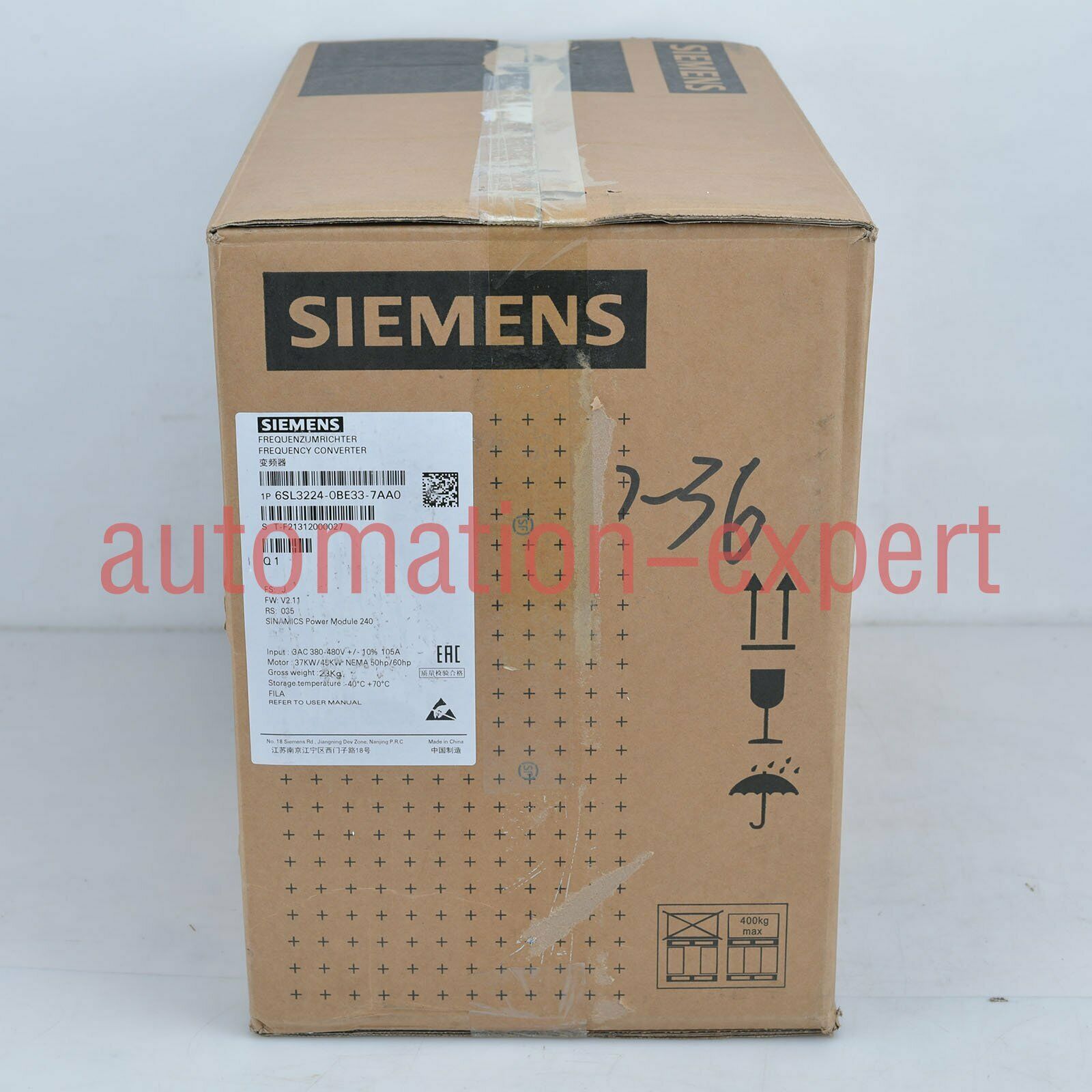New Inverter 6SL3224-0BE33-7AA0 6SL3 224-0BE33-7AA0 1 year warranty SM9T