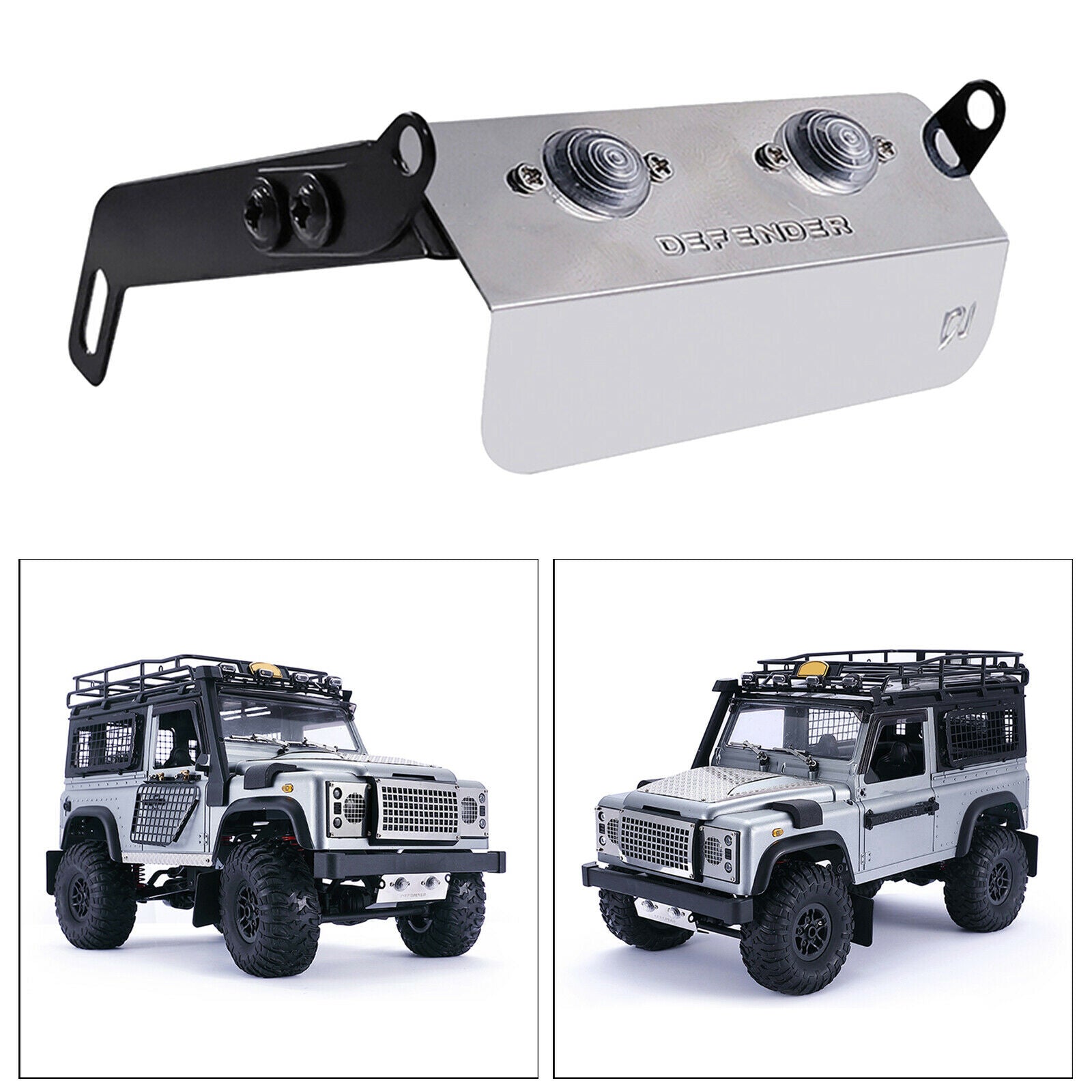 4 Led Roof Light Bar for MN D90 D91 1/12 Scale RC Crawler Upgrade Parts