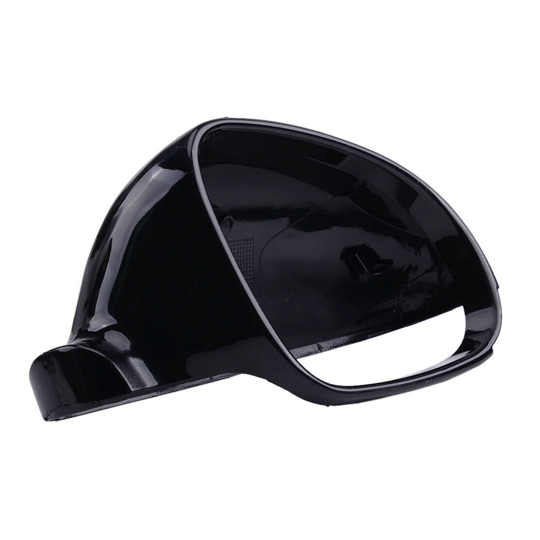 Black ABS Right Rearview Door Mirror Cover Cap Fit For VW Golf Rabbit Jetta MK5